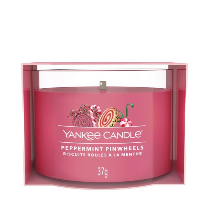Yankee Candle - Peppermint Pinwheels - Filled Votive Candle